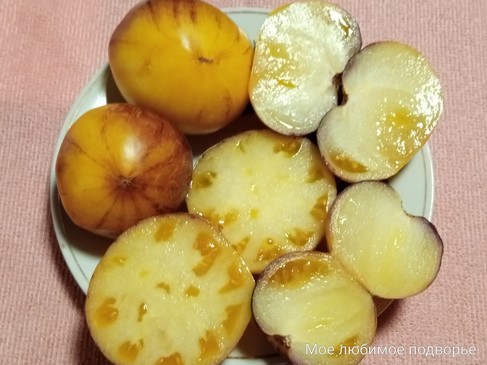 Томат Мордовский блюз жёлтый
